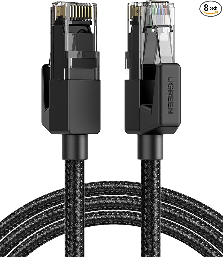 UGREEN Cat6 Ethernet Cable 8m | High-Speed Gigabit Network Cord | For Gaming, Router & PC