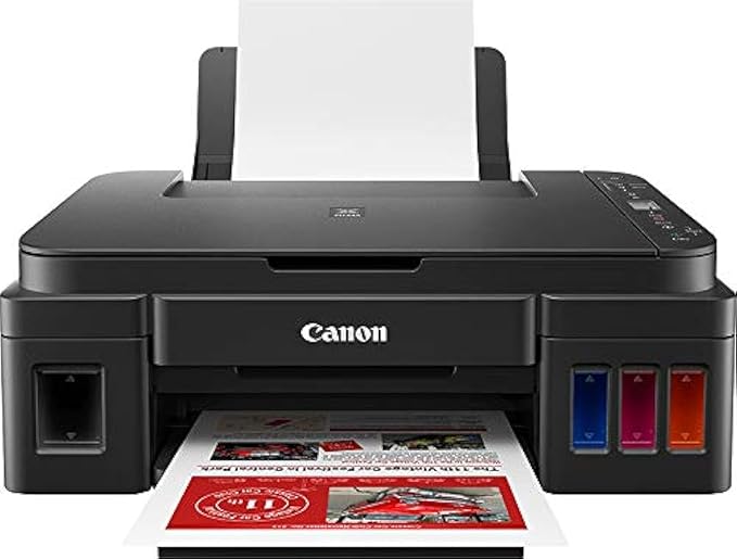 Canon PIXMA G3410 Refillable MegaTank Printer - Print, Scan, Copy Canon