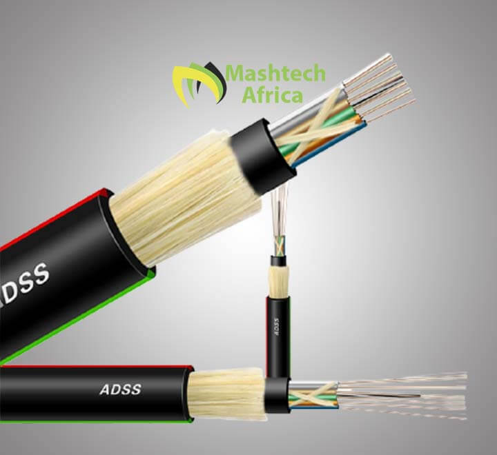 12-Core ADSS Fiber Optic Cable - 4KM Single-Mode Aerial Roll | [Optional Span]