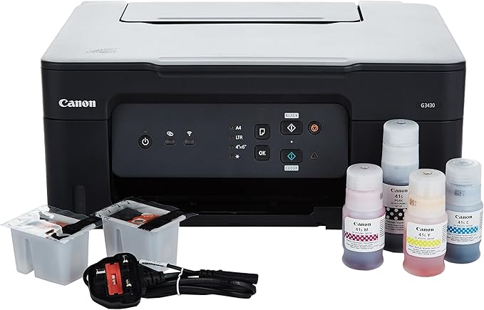 Canon PIXMA G3430: MegaTank All-in-One Wireless Inkjet Printer for Low-Cost, High-Volume Printing Canon