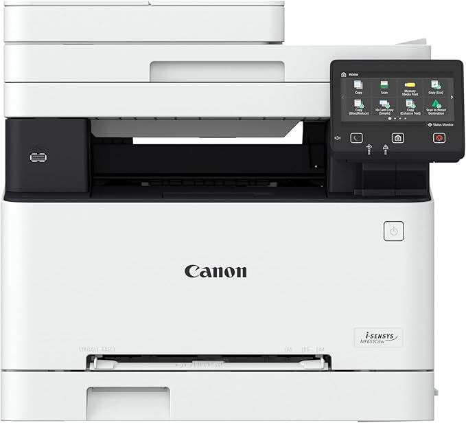 Canon i-SENSYS MF655CDW: All-in-One Colour Laser Printer for Small Businesses & Home Offices Canon