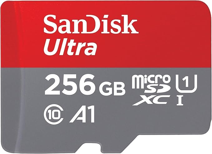 SanDisk Ultra 256GB SD Card - 100MB/s Class 10 | Max Storage