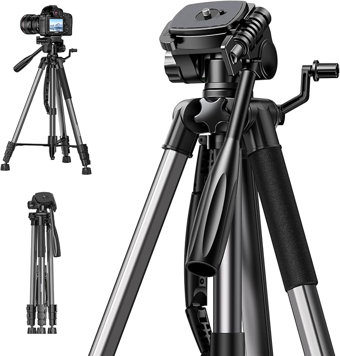 UGREEN Professional Tripod for Phone & Camera | LP661 Aluminum Tripod Stand | For DSLR, Mirrorless & Smartphones