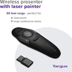 Targus Wireless Presentation Remote with Red Laser Pointer | 50ft Range