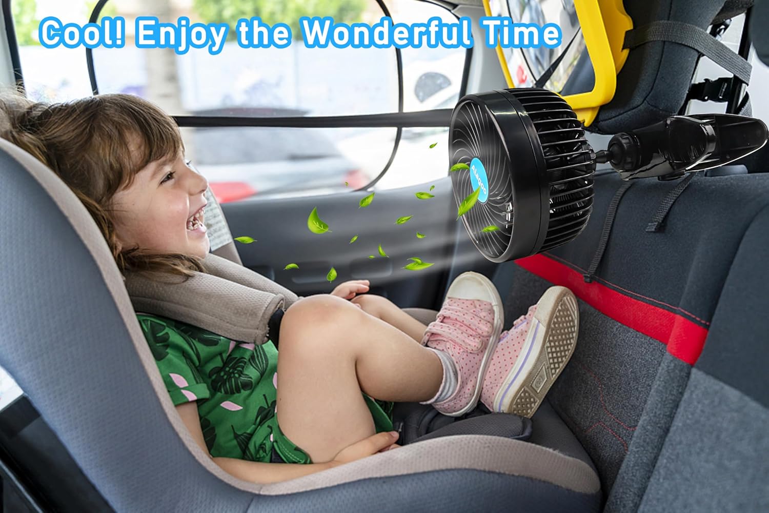 12V DC Single Head Car Fan Price in Kenya | 360° Rotatable Dashboard Fan Universal