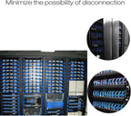 1U Metallic Horizontal Cable Manager for 19" Server Racks