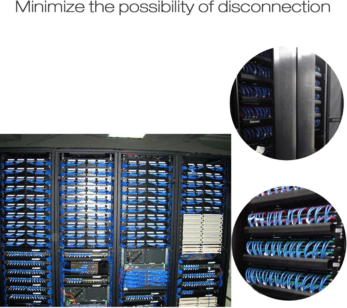 1U Metallic Horizontal Cable Manager for 19" Server Racks