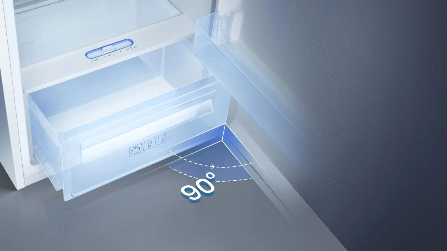 TCL 207L Top-Mount Double Door Refrigerator F270TM - Energy-Efficient & Quiet