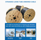 48-Core ADSS Fiber Optic Cable - 4KM Single-Mode Aerial Roll | Ultra-High Capacity [Optional Span]