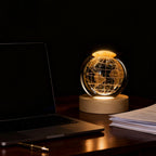 3D Earth Crystal Ball LED Lamp Price in Kenya | Laser Engraved Globe