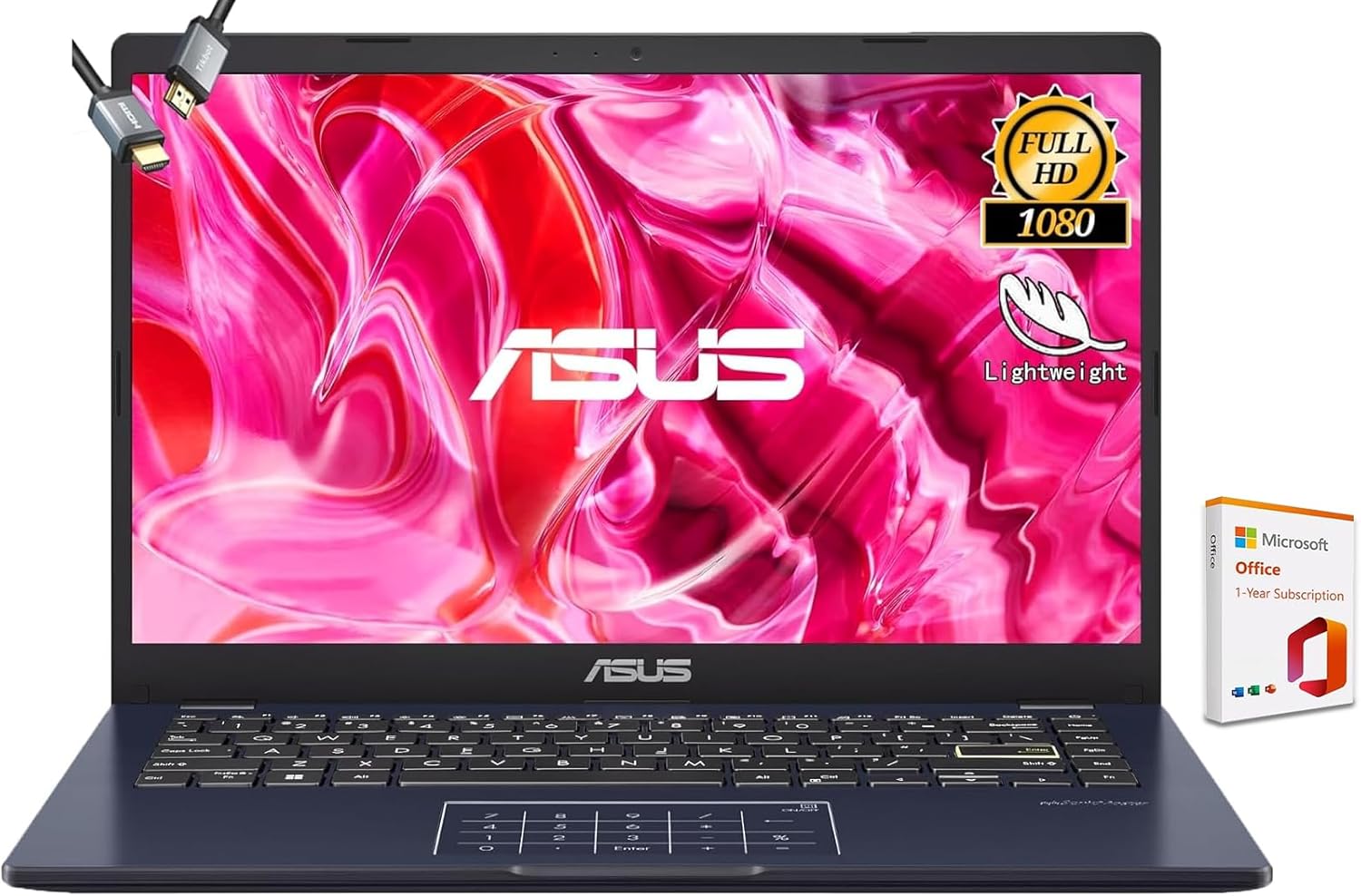 ASUS Vivobook Go 14: Intel Celeron N4500, 8GB RAM, 256GB SSD