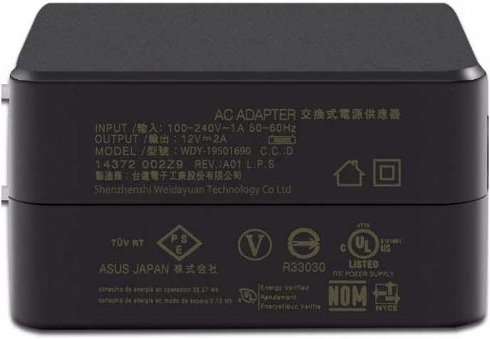 ASUS 45W Laptop Charger 19V 2.37A (4.0x1.35mm Tip) Power Adapter