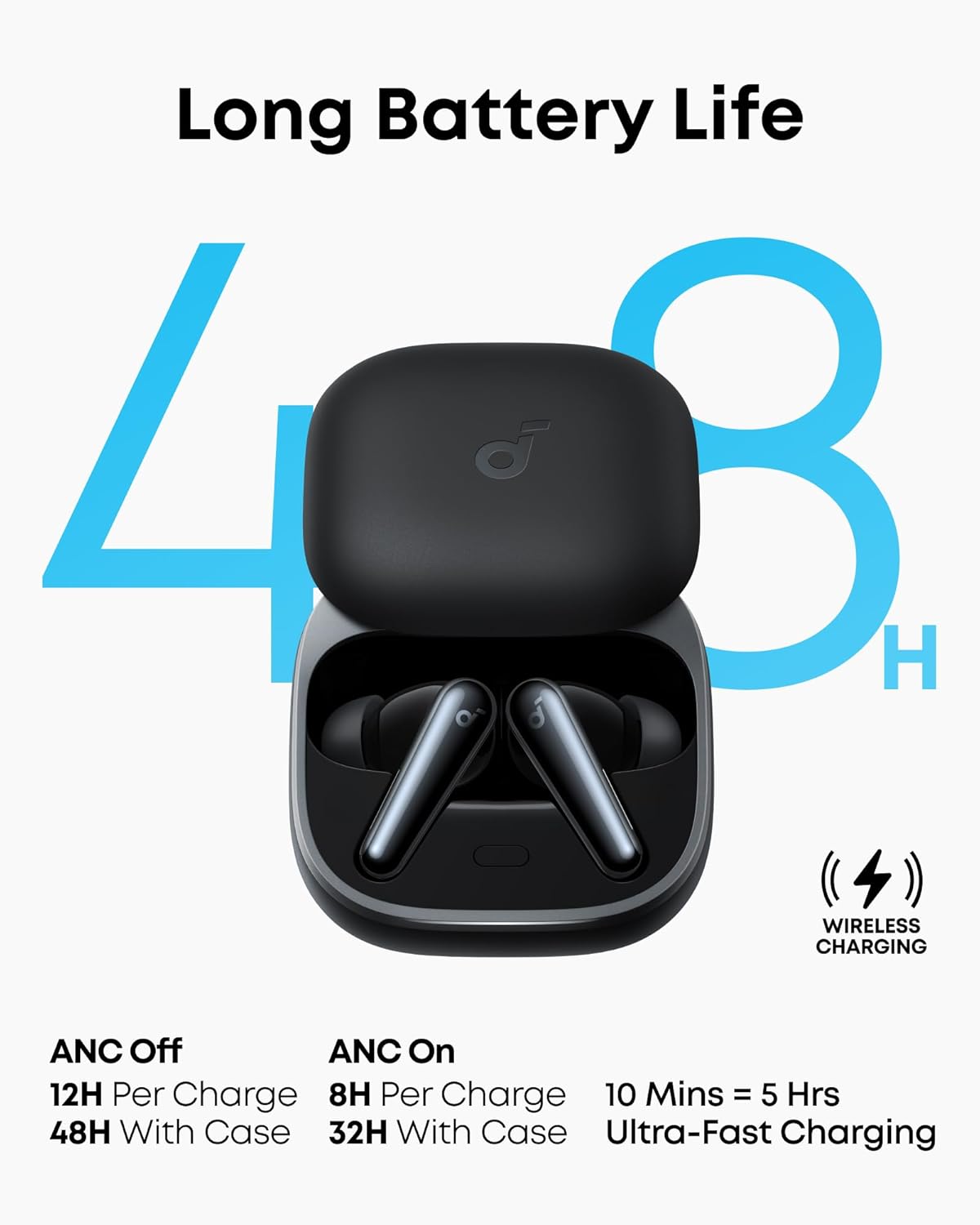Anker Soundcore Liberty 5 True Wireless Earbuds - Adaptive ANC, Dolby Audio & Hi-Res Sound Anker