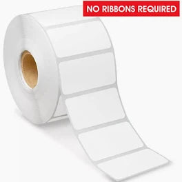 BIXOLON Thermal Labels 1" x 1" (27x27mm) – 2 Across, 5000 Labels per Roll