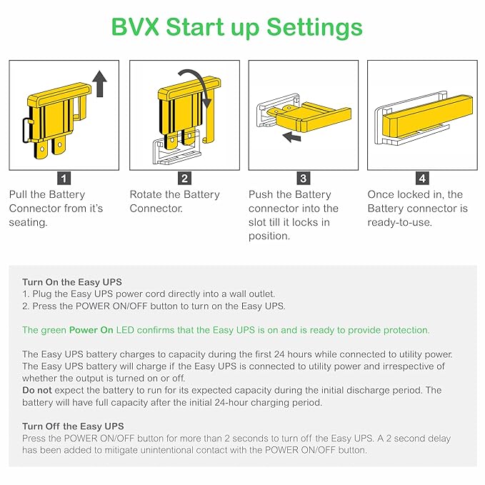 APC Easy 1200VA UPS: 650W Power Backup with 4 Outlets