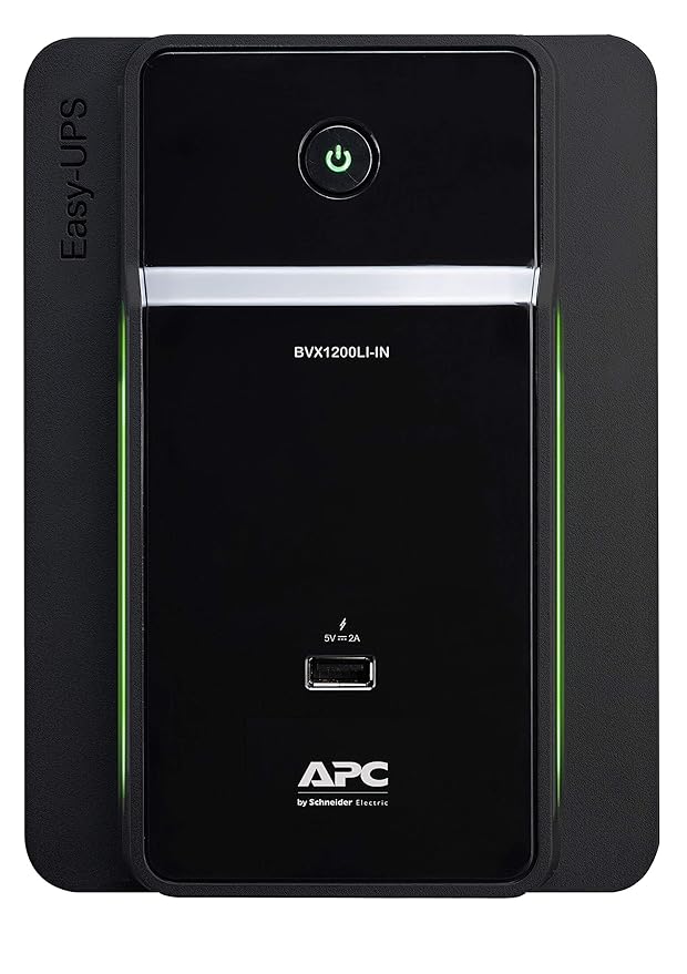 APC Easy 1200VA UPS: 650W Power Backup with 4 Outlets