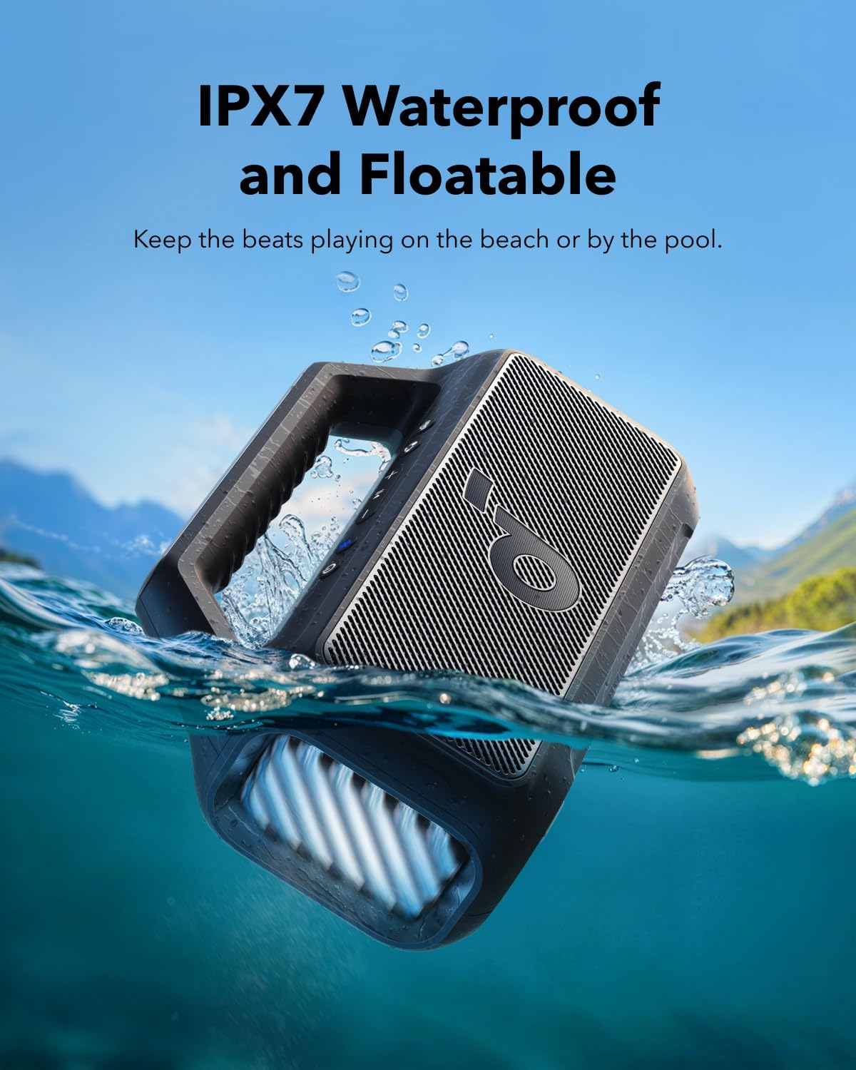 Anker Soundcore Boom 2 Portable Speaker - 80W Max, BassUp 2.0 & IPX7 Waterproof Anker Soundcore