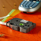 Brother TZ2-221 Label Tape – 9mm x 8m, Black on White, Durable Laminated Tape