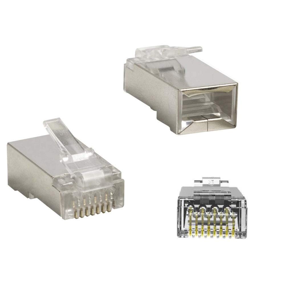 Bulk Cat 6 RJ45 Connectors (1000 Pcs) - Gigabit Ethernet Plugs