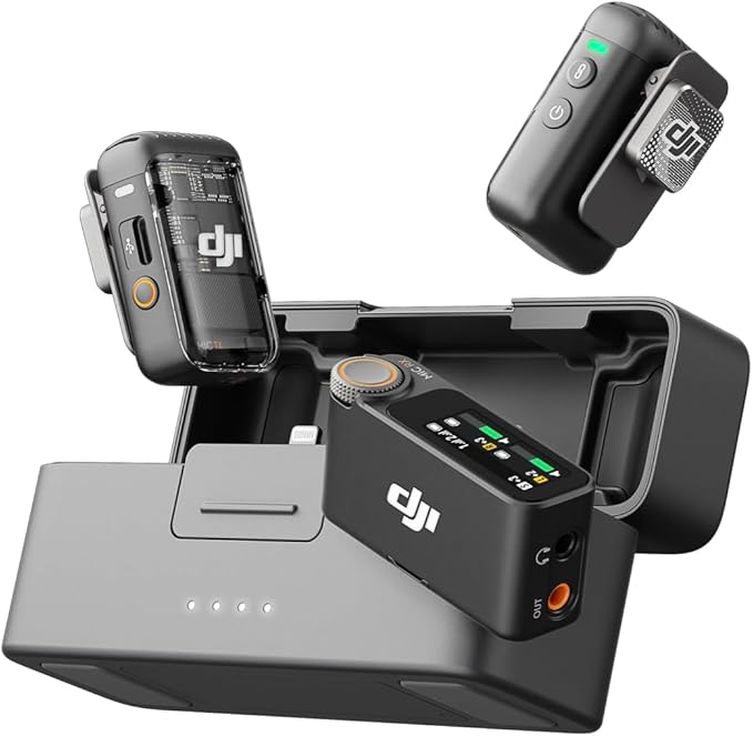DJI Mic 2 | Compact Wireless Microphone System for Creators
