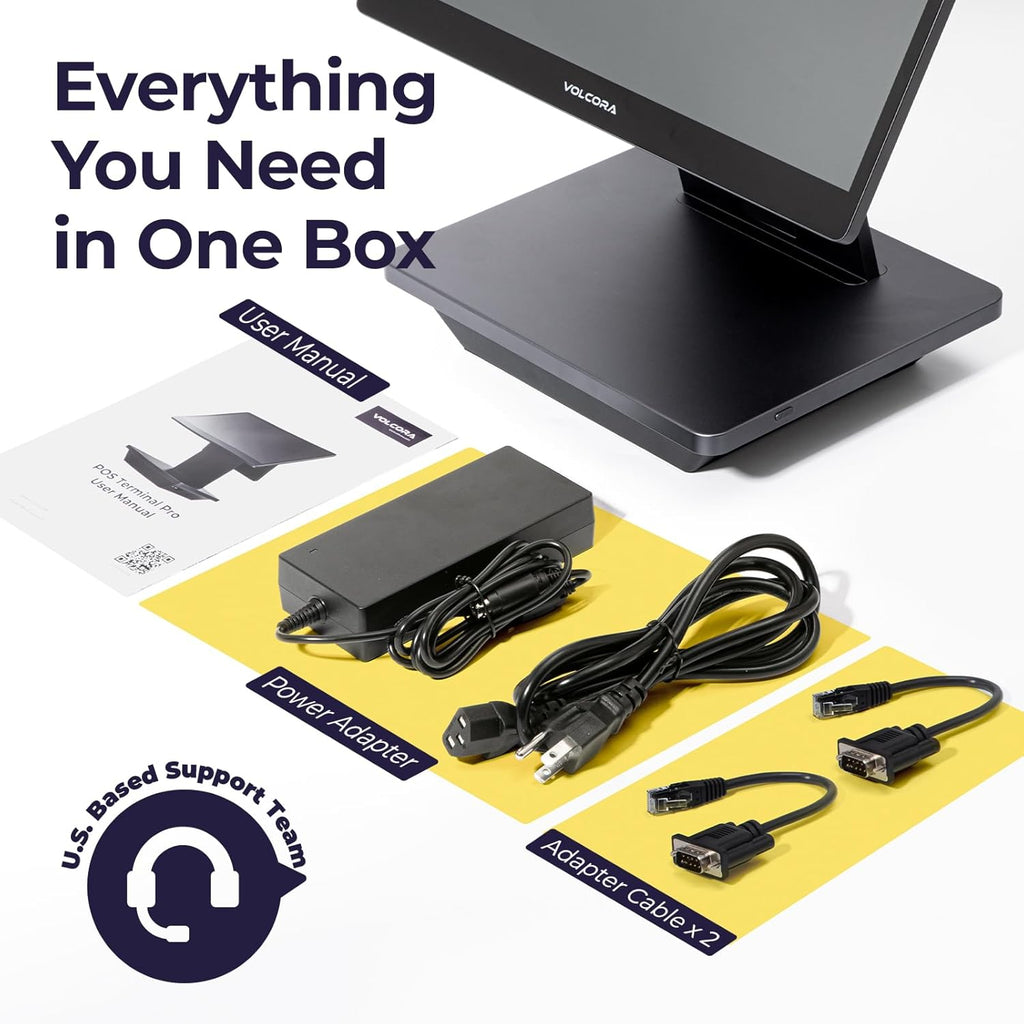 15" i5 8th Gen True Flat POS Terminal 16GB RAM Win 11