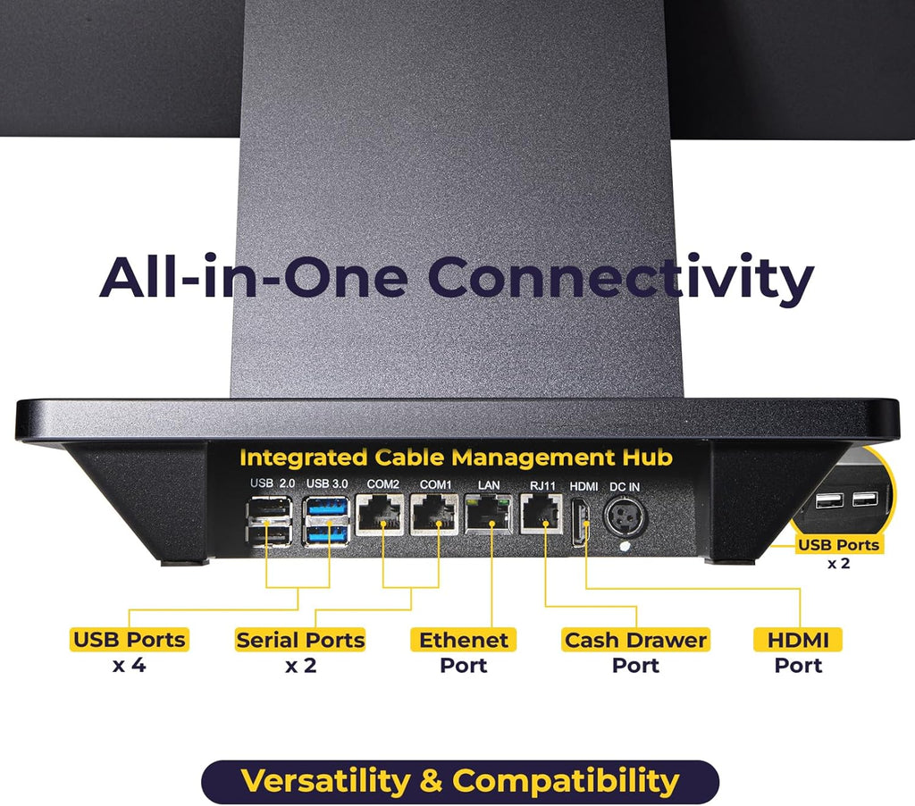 15" i5 8th Gen True Flat POS Terminal 16GB RAM Win 11