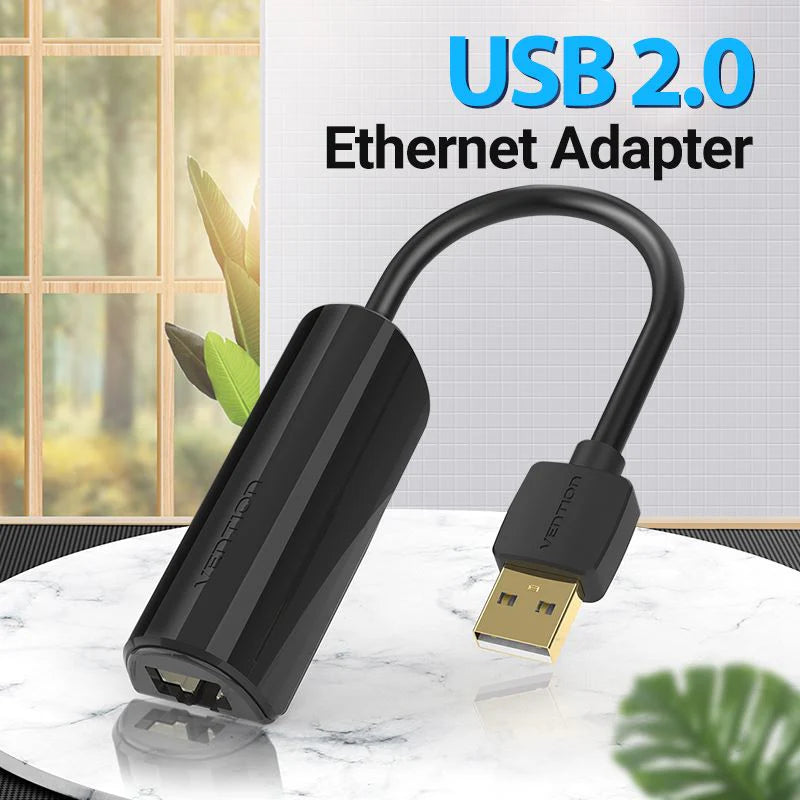Vention USB 2.0 to 100Mbps Ethernet Adapter – Fast Wired Network Connection
