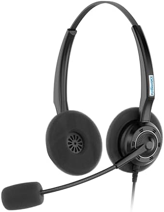 Flyingvoice HP200 Wired Business Headset | RJ9 Call Center Headphone