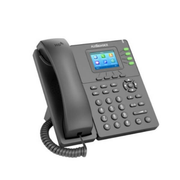 Flyingvoice P21P Business IP Phone: PoE, Wi-Fi, 4 SIP Lines & Color Screen