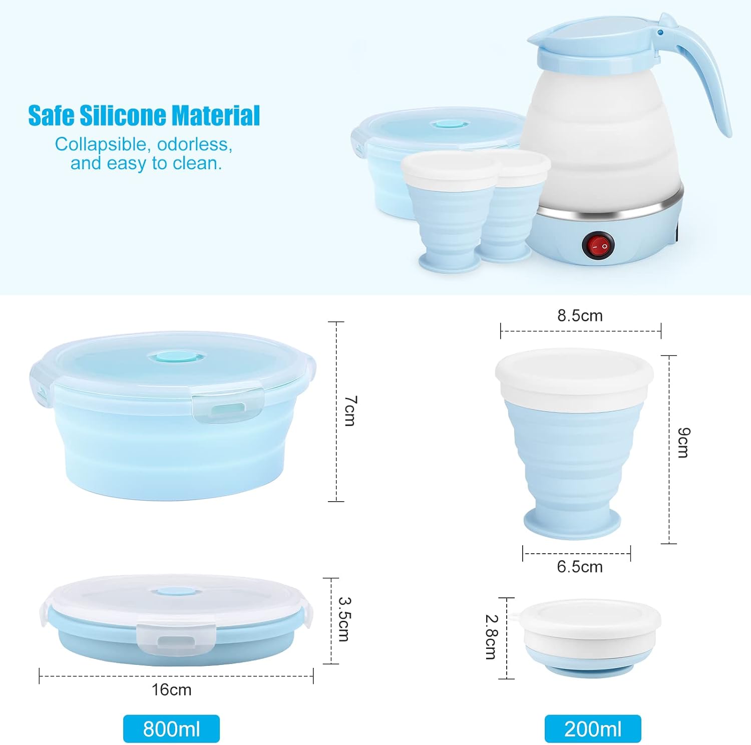 Foldable Travel Electric Kettle Price in Kenya | 600ml Portable Kettle Nairobi