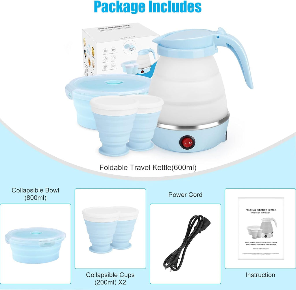 Foldable Travel Electric Kettle Price in Kenya | 600ml Portable Kettle Nairobi