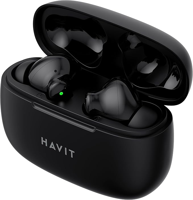 HAVIT TW967 Pro TWS Earbuds: Bluetooth V5.3, Dual ENC Mics & Deep Bass