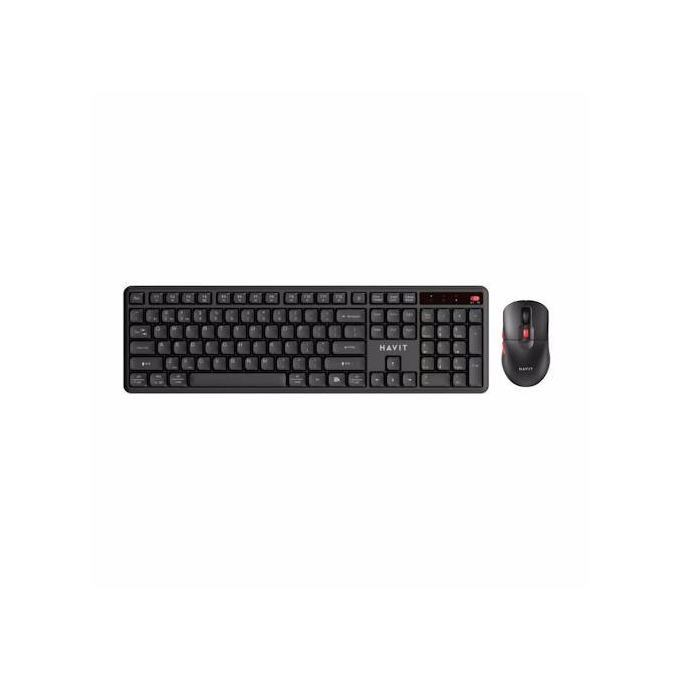 HAVIT KB261WB Dual Mode Wireless Keyboard & Mouse Combo: Bluetooth 5.1 & 2.4G Multi-Device Set