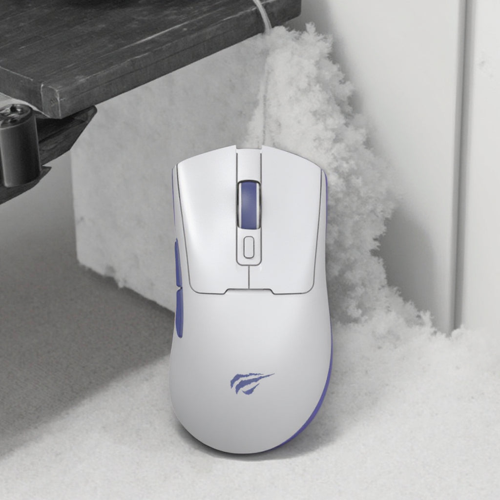HAVIT MS966WB Quad-Mode Gaming Mouse: 10,000 DPI, 4-Way Wireless, Silent Switches