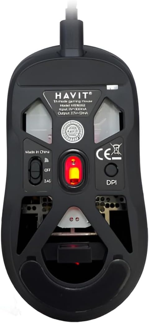 HAVIT MS969SE Tri-Mode Gaming Mouse: Wireless, 8000 DPI, 59g Lightweight