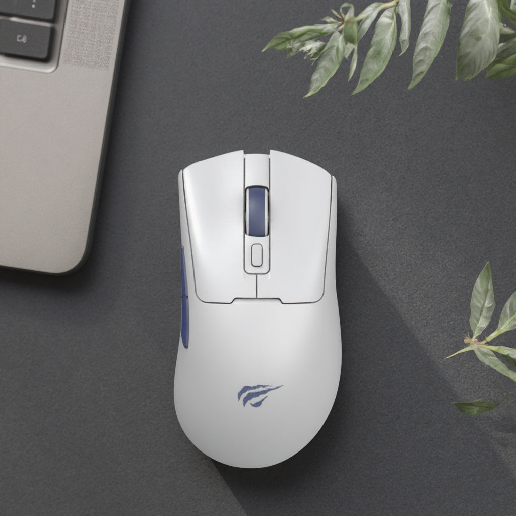 HAVIT MS966WB Quad-Mode Gaming Mouse: 10,000 DPI, 4-Way Wireless, Silent Switches