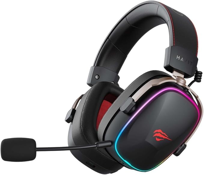 Havit H2039BG Tri-Mode Gaming Headset - Low Latency, RGB & 30-Hour Battery