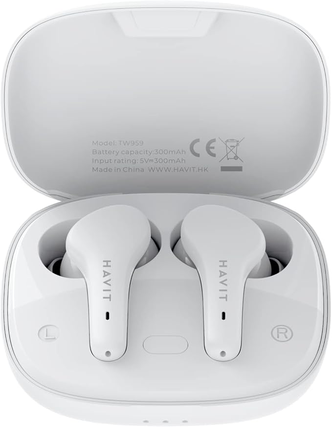 Havit TW959 TWS Earbuds with ENC & Dual Mic | Bluetooth 5.4 & Clear Calls