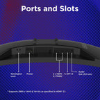 Lenovo Legion R34w-30 34" WQHD 180Hz 1500R Curved Gaming