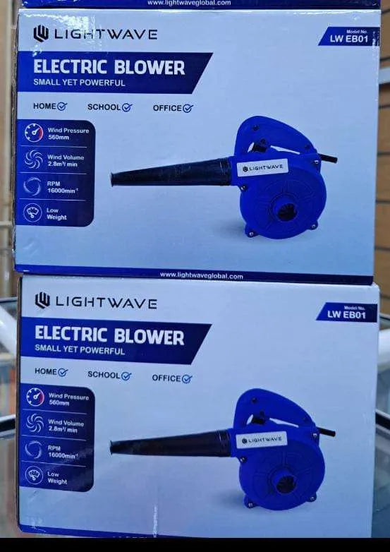 Light Wave LW-EB01 Electric Blower – 600W Corded Handheld Dust Cleaner