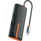 Lightwave USB-C 5-in-1 Multi-Functional Docking Station – Type-C to HDMI 4K@30Hz, 3x USB 3.0, PD 100W, 0.17M Cable, Black