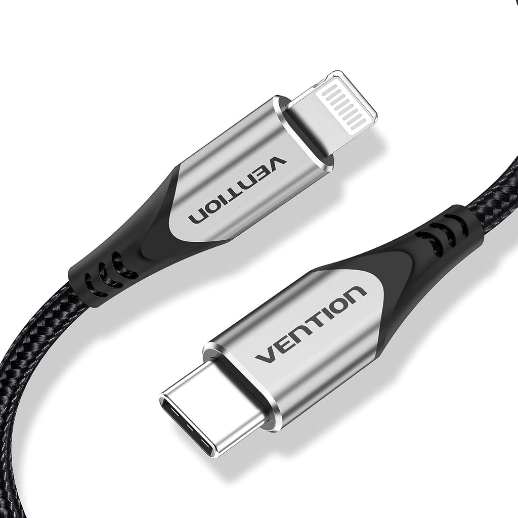 Vention USB-C to Lightning Cable 1.5M Price in Kenya | MFi Certified Gray