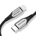 Vention USB-C to Lightning Cable 1.5M Price in Kenya | MFi Certified Gray