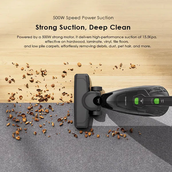 Oraimo OSV-251A 500W Corded Vacuum Cleaner | Powerful Suction & 5m Cord