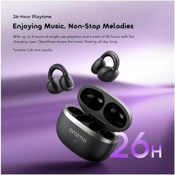 Oraimo OpenSnap N Open-Ear True Wireless Earbuds | Stay Aware & Comfortable