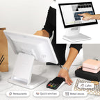 15" True Flat POS System PCAP Touch i3 16GB RAM SSD