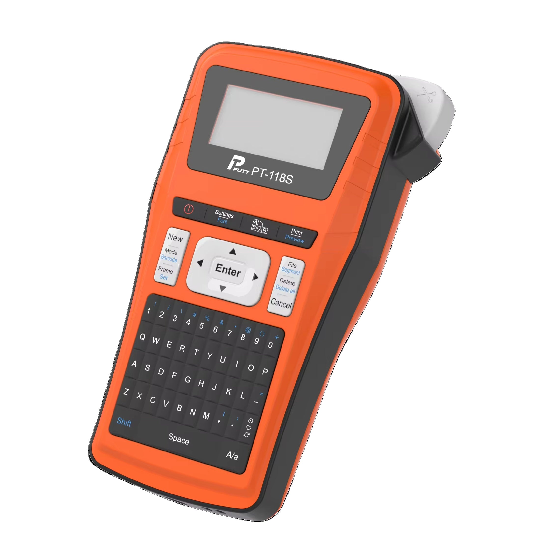 Puty PT-118S Label Tape Printer – Portable 6–12mm Label Maker