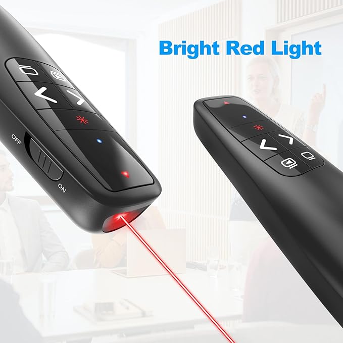 Logitech R500s Laser Presenter: Bluetooth/USB, 20m Range & Custom App