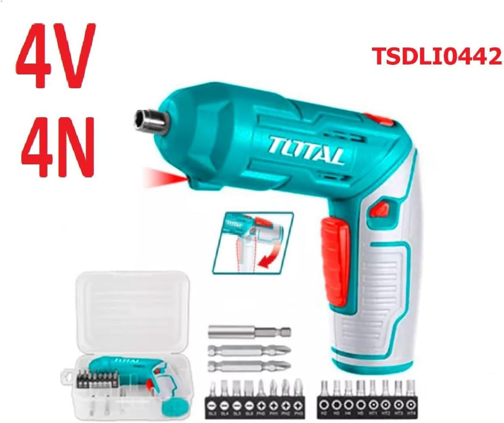 TOTAL TSDLI0442 4V Cordless Screwdriver Price in Kenya | USB-C Rechargeable