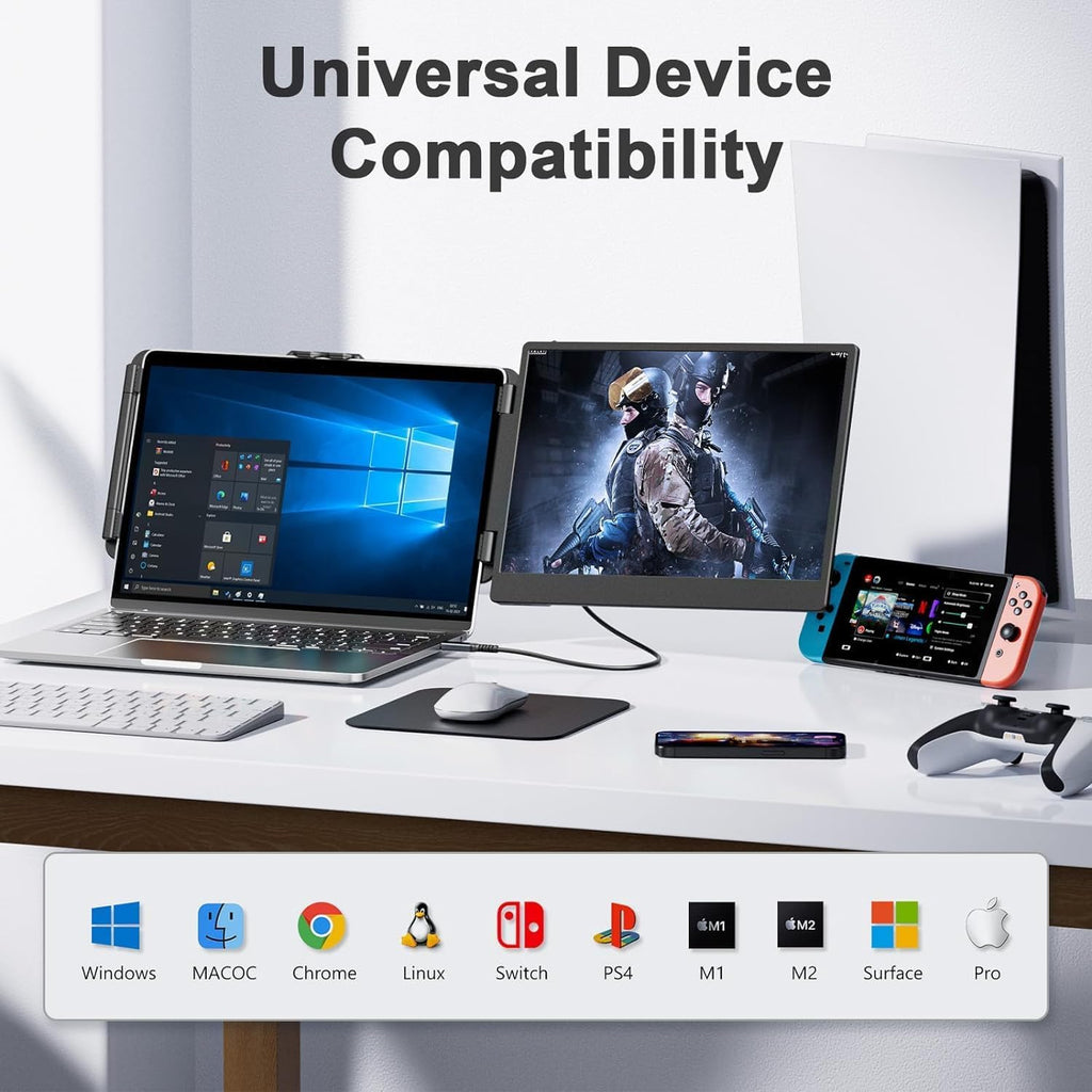 V2com S1 Screen Extender Price in Kenya | 14" Portable Dual Monitor